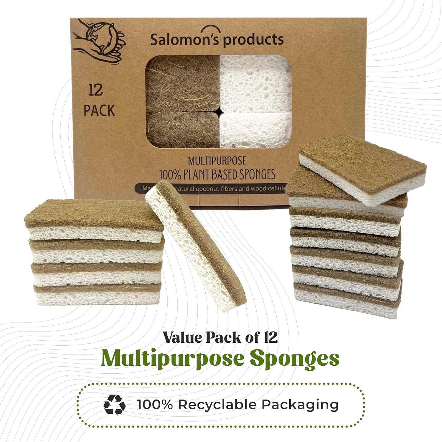 Eco Friendly Biodegradable Kitchen Sponges - Image 8