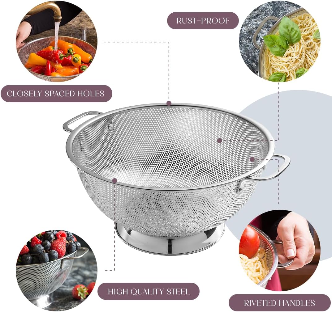 Stainless Steel Colander for Kitchen - Image 7
