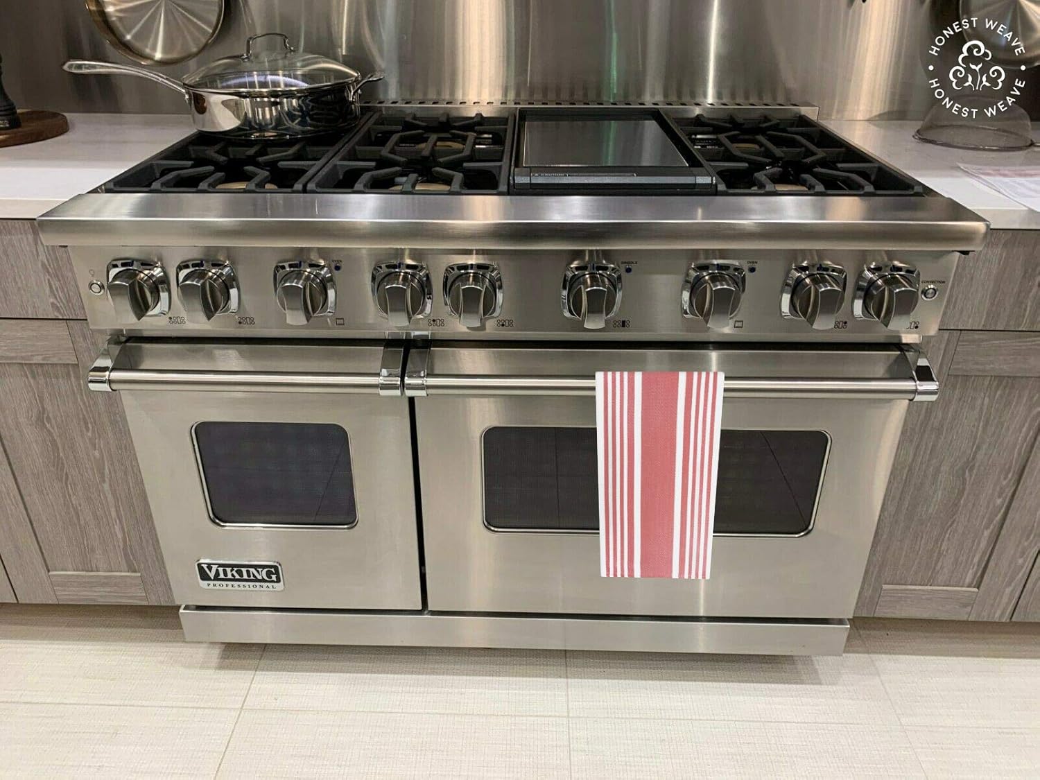 GOTS Certified Organic Cotton Kitchen Towel Set - Image 7