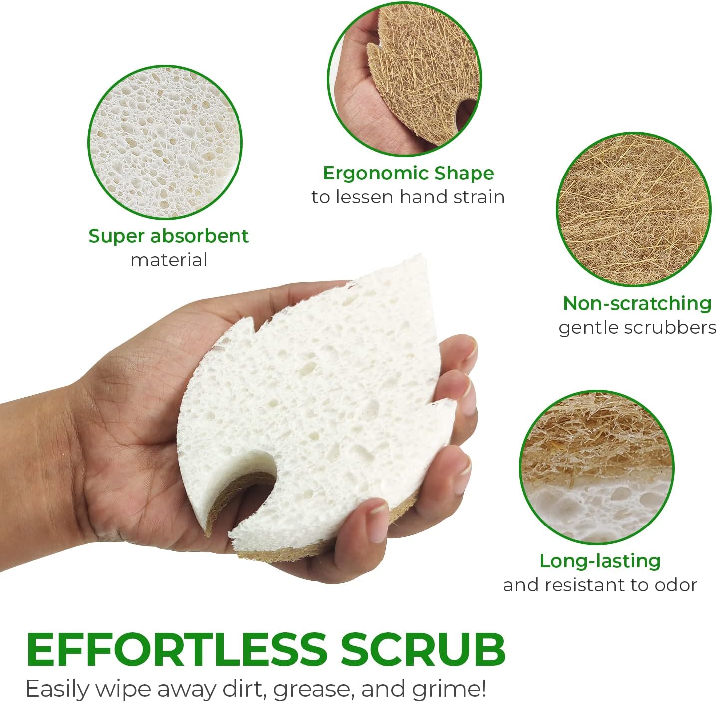 Eco-Friendly Natural Kitchen Sponges - Image 8