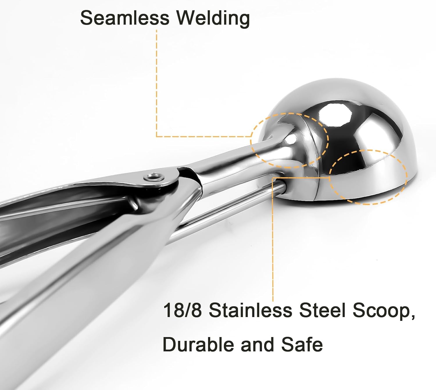 Stainless Steel Cookie Scoop - Image 5