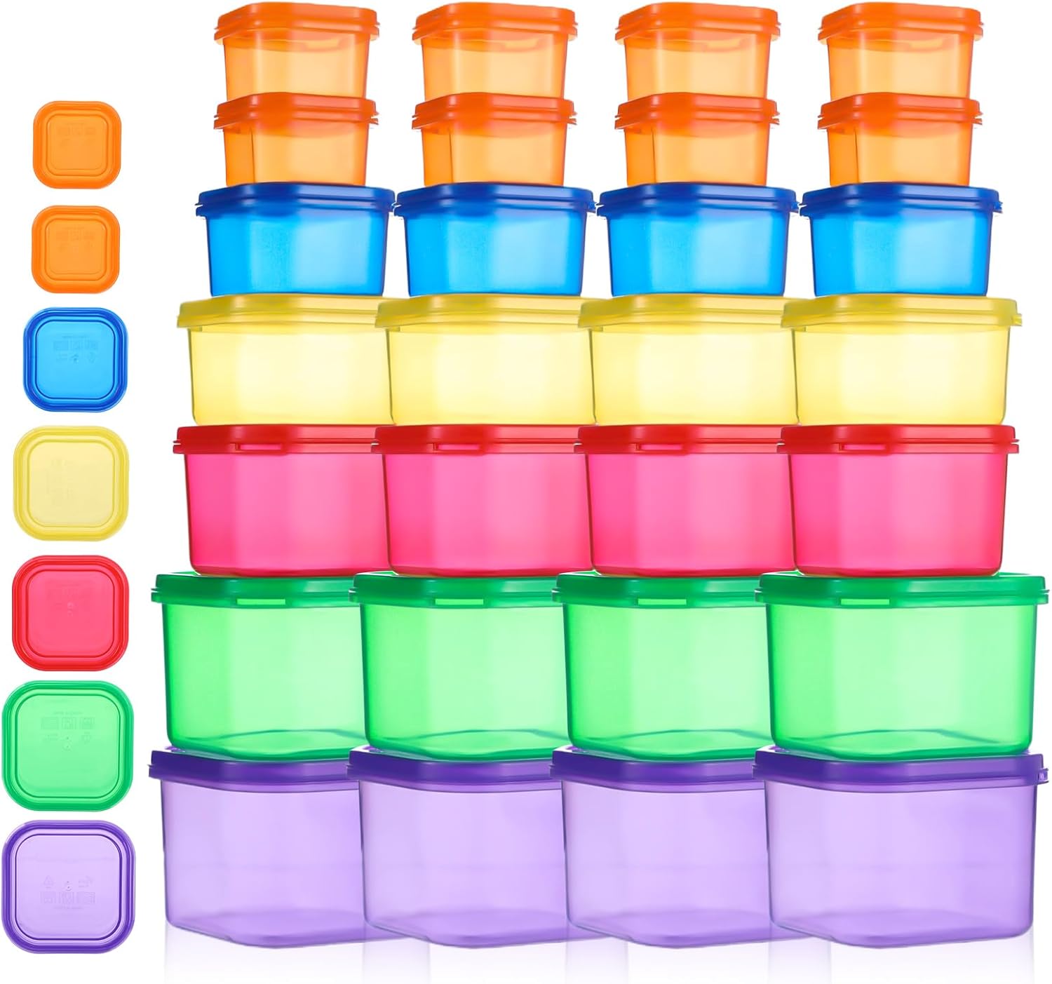 28 Piece Portion Control Container Kit For Weight Loss Meal Prep - Image 2