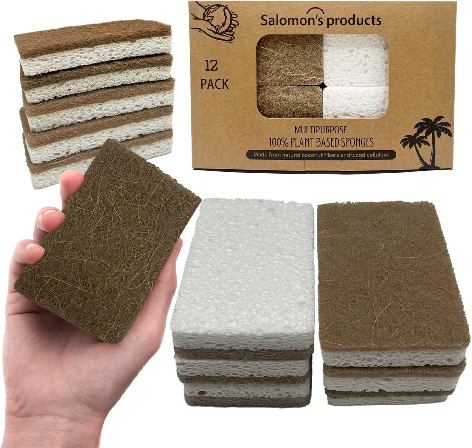 Eco Friendly Biodegradable Kitchen Sponges - Image 2