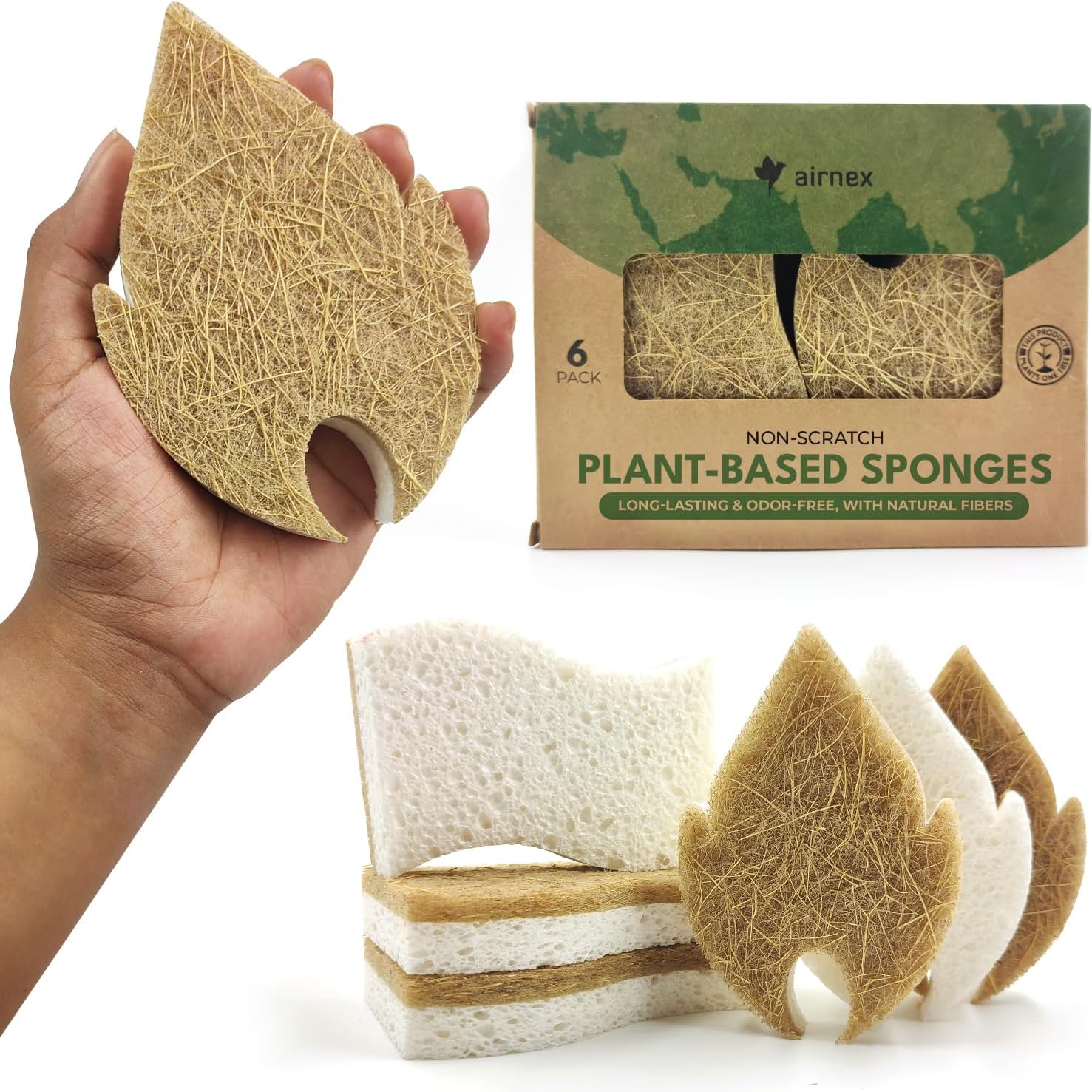 Eco-Friendly Natural Kitchen Sponges - Image 2