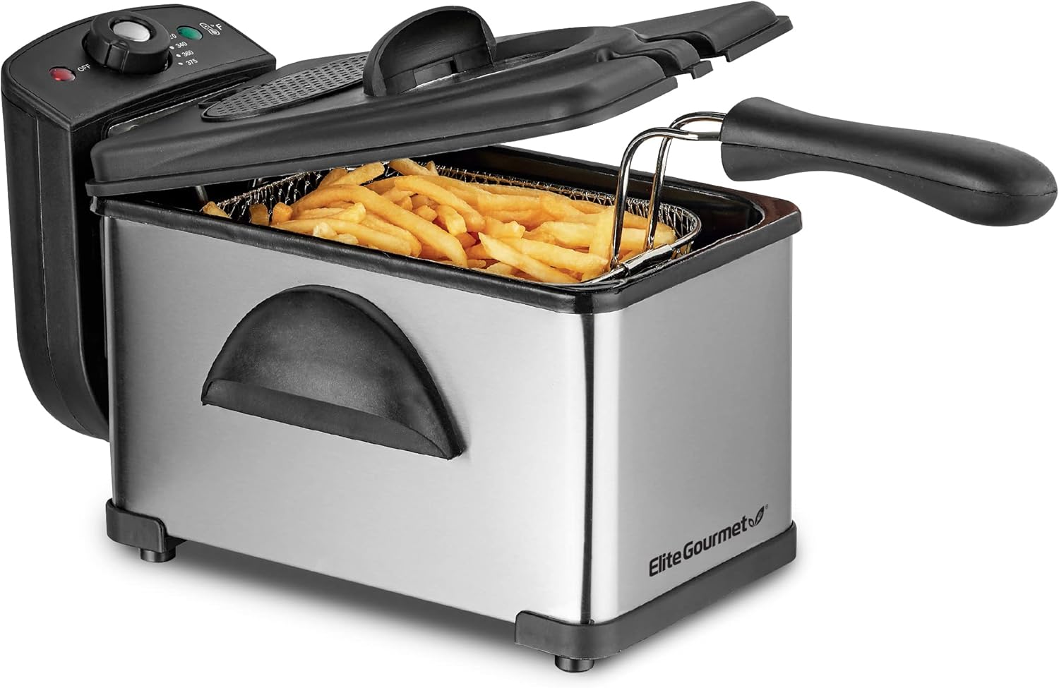 Electric Immersion Deep Fryer with Removable Basket and Odor Free Filter - Image 2