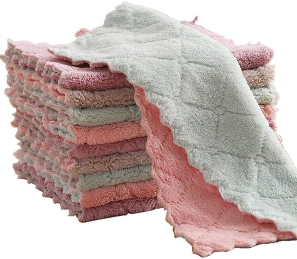 Microfiber Cleaning Cloths for Household and Kitchen Use - Image 2