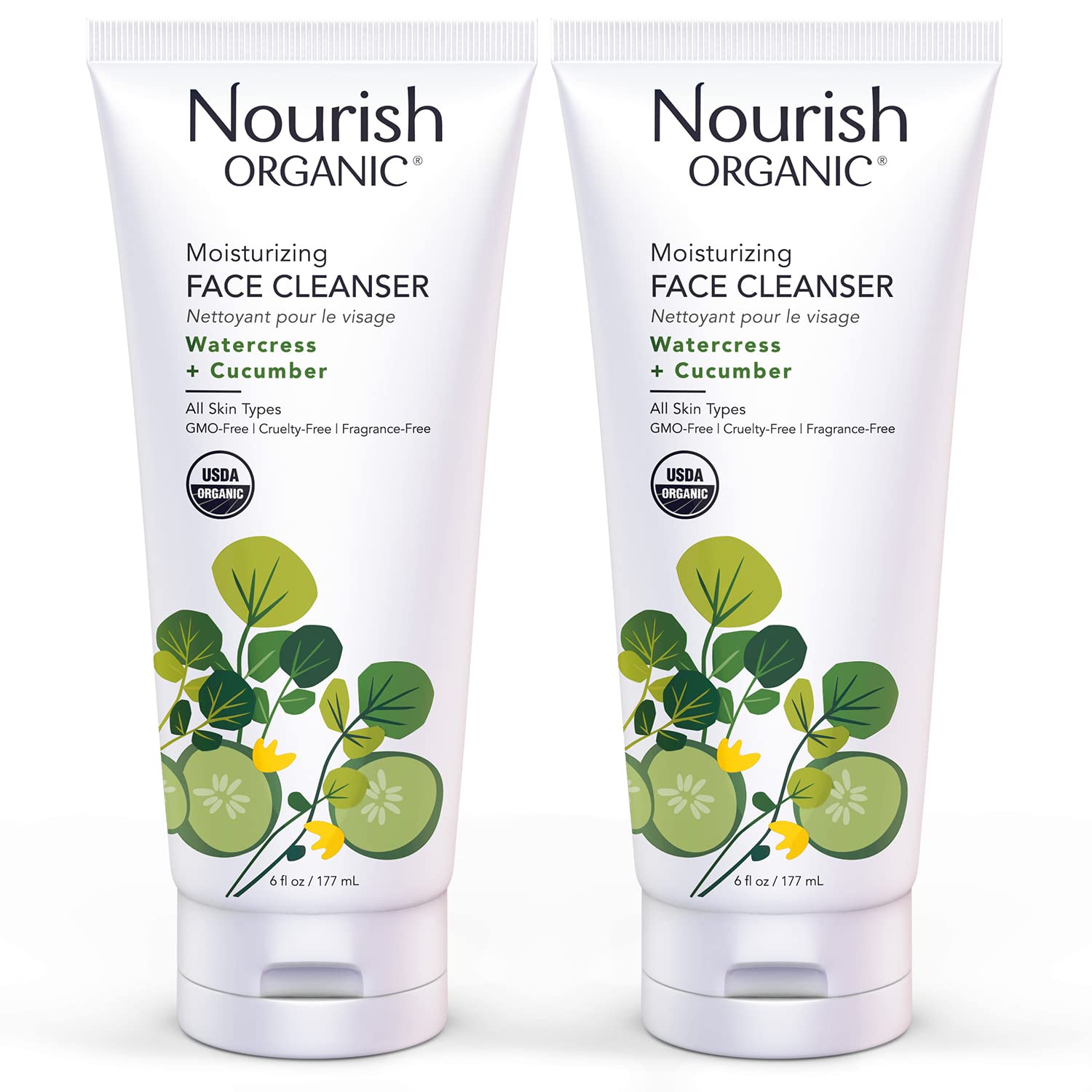 Nourish Organic Moisturizing Face Cleanser - Image 2