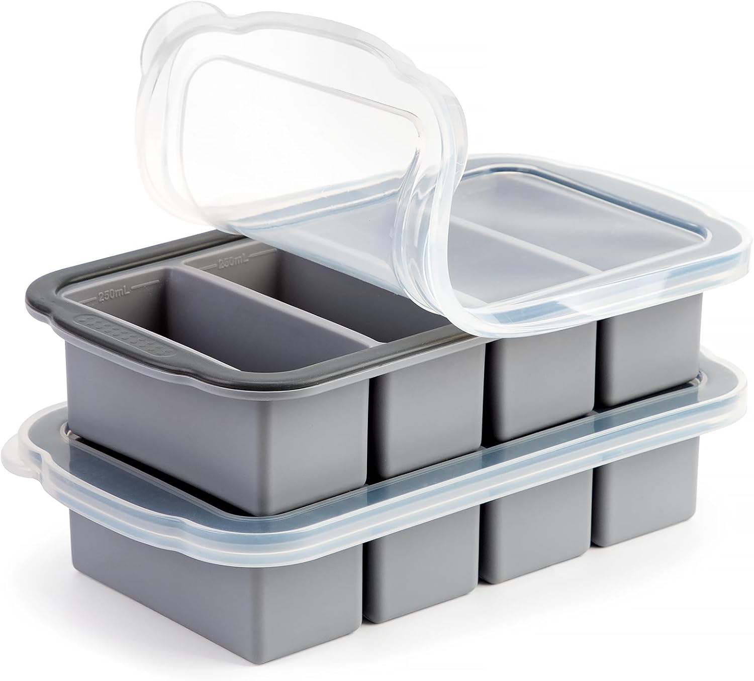 Silicone Cube Freezing Trays with Lid - Image 2