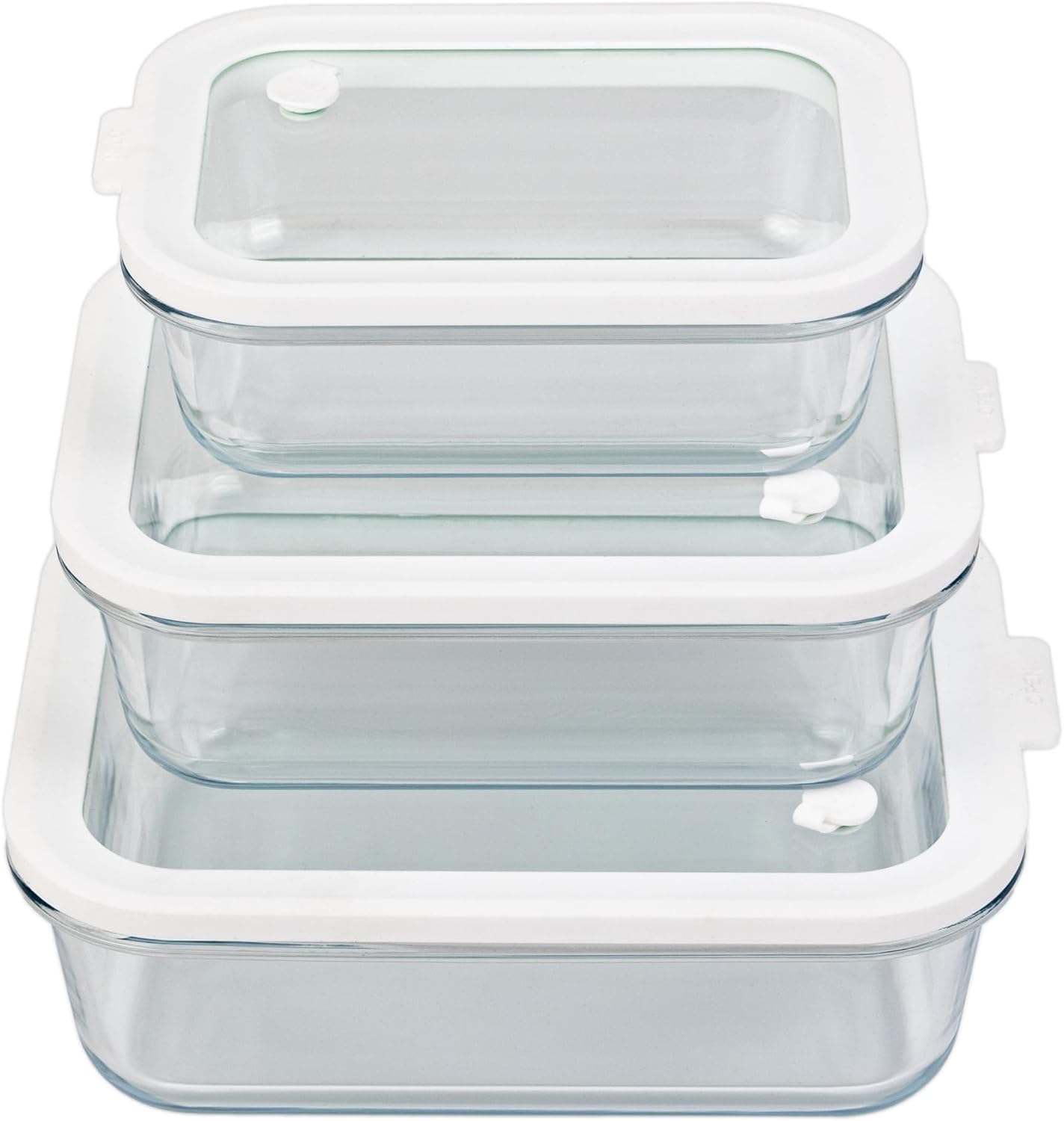 Sio Glass Storage Containers with Glass Lids - Image 2